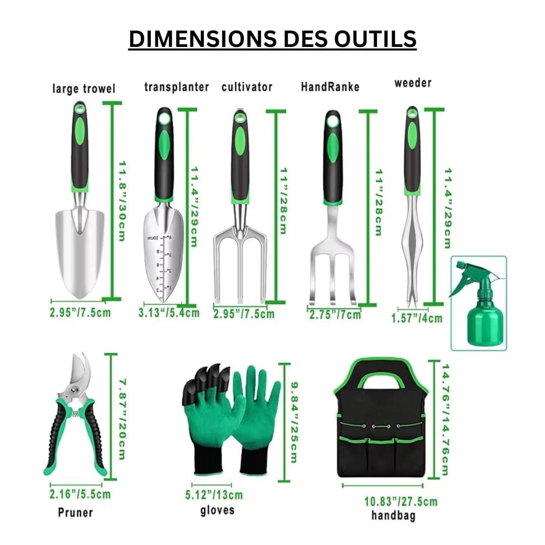 Kit de jardinage tout-en-un