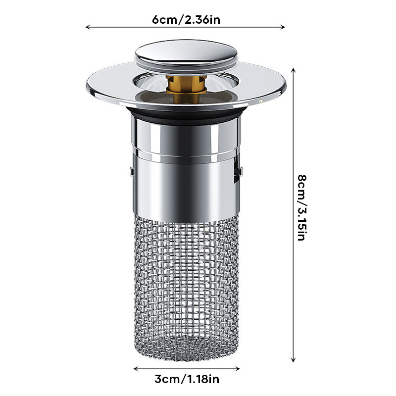 Filtre de drainage en acier inoxydable