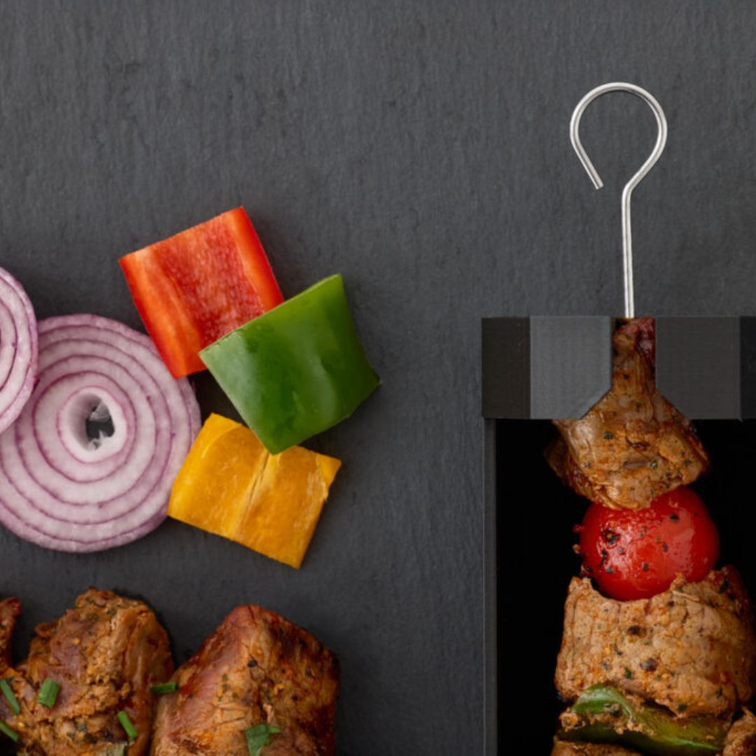 Tire brochette pour barbecue