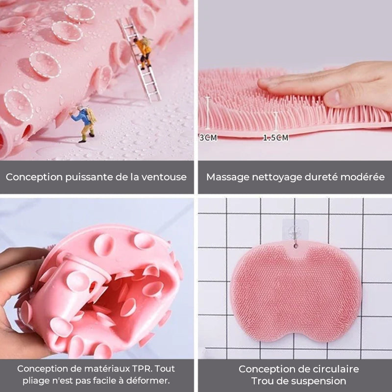 Brosse de douche massante