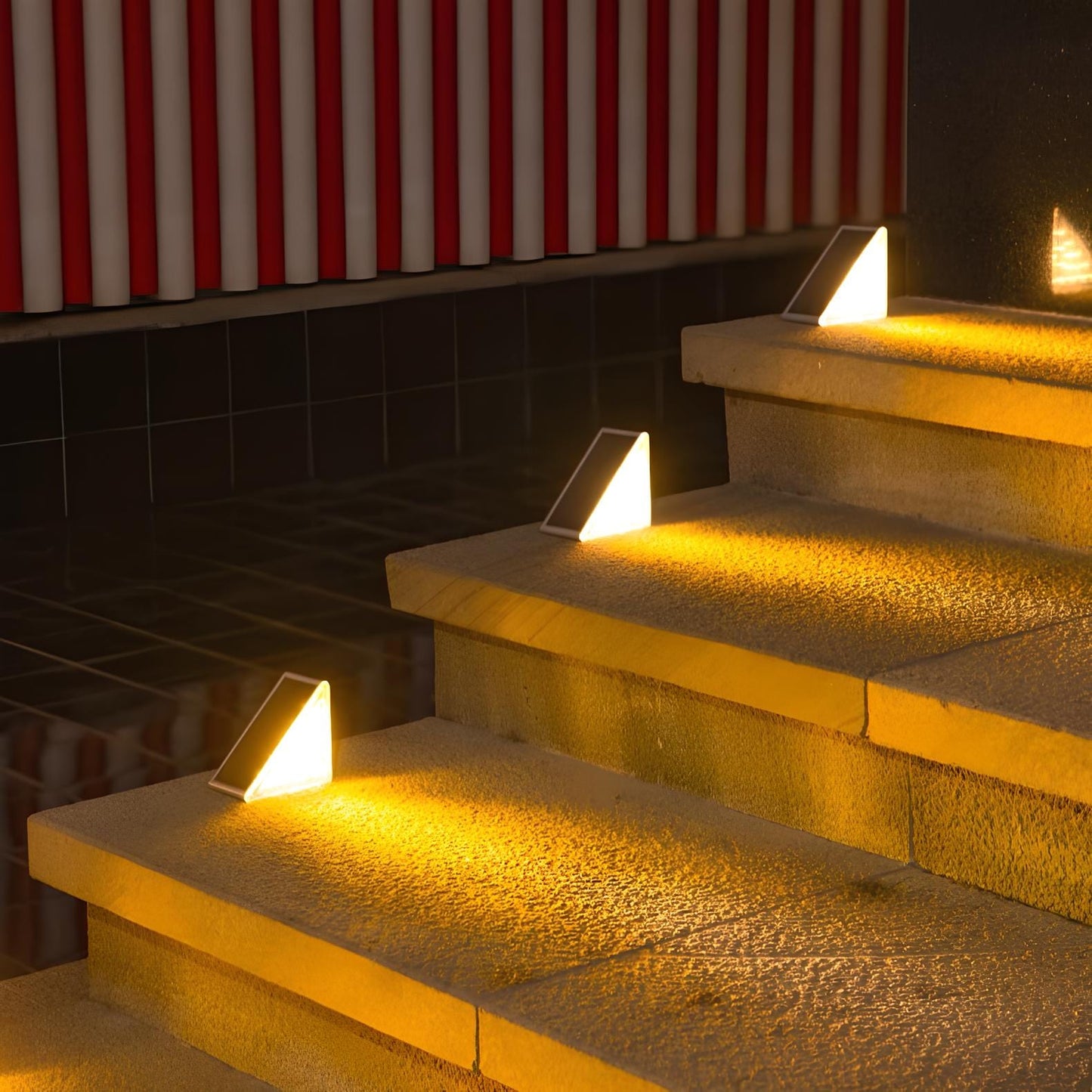Solar lights for stairs