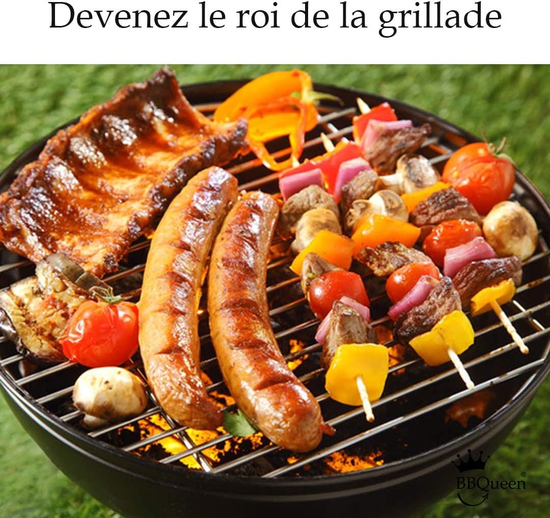 Pince à Barbecue INOX à Roulettes