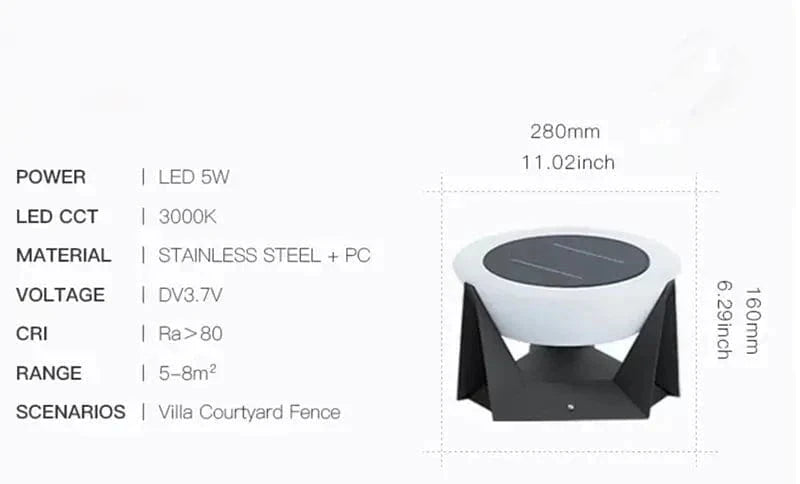 Solar outdoor light