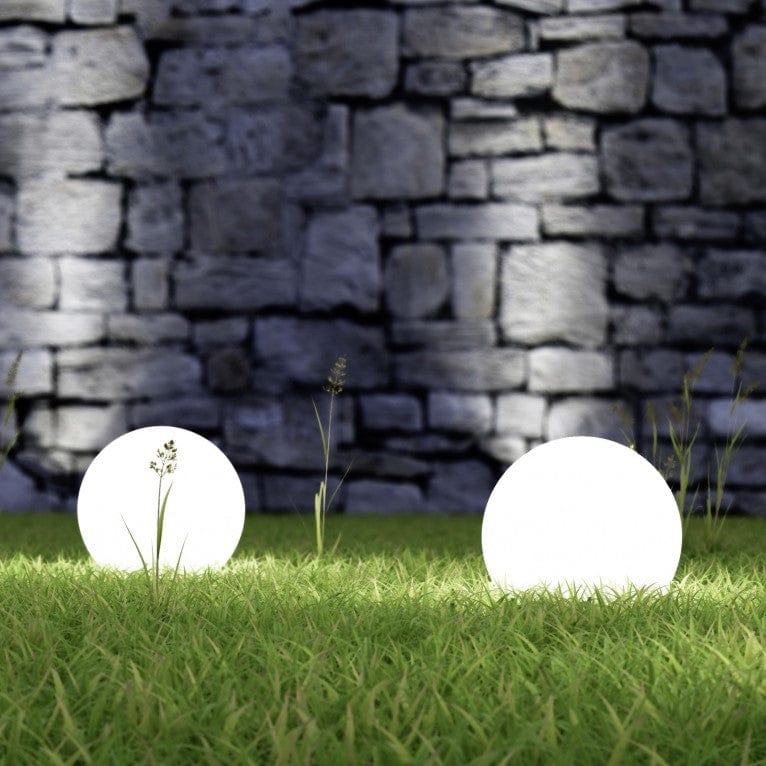 Designer garden ball lamp