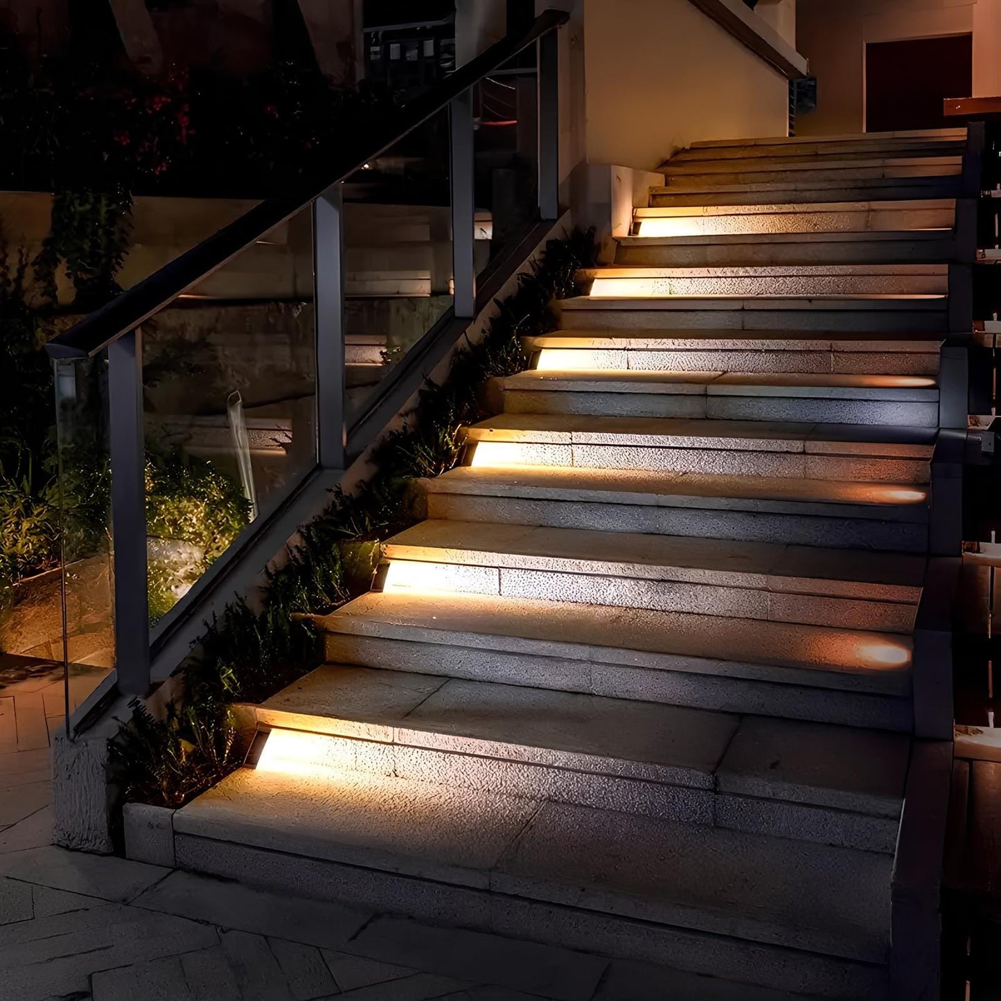 Solar lights for stairs
