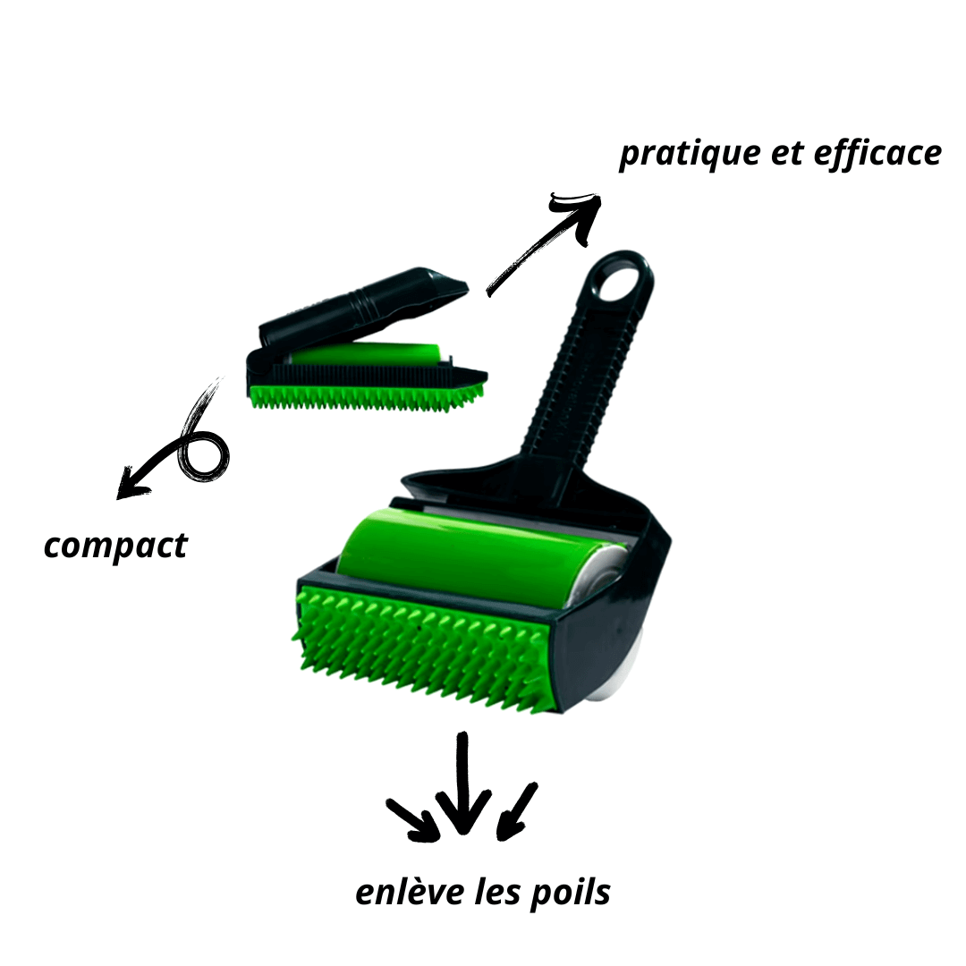 Rouleau pour animaux réutilisable