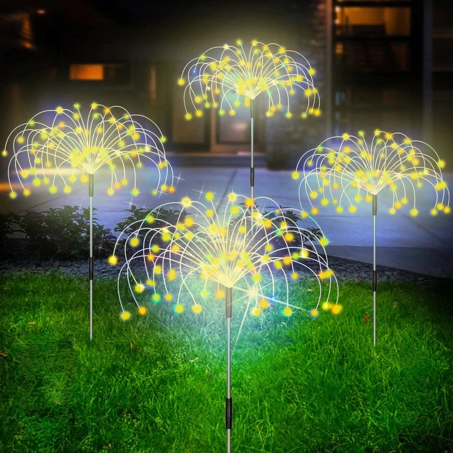 Solar lamps Fireworks