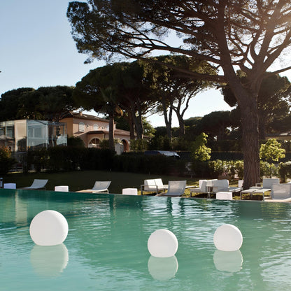 Designer garden ball lamp