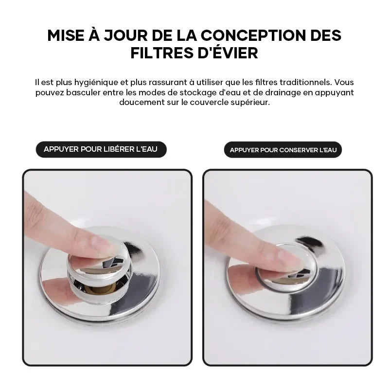 Filtre de drainage en acier inoxydable