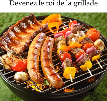Pince à Barbecue INOX à Roulettes
