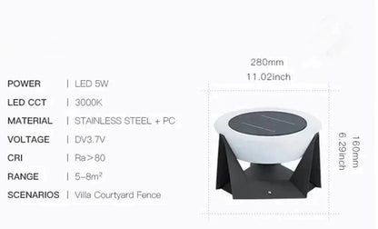 Solar outdoor light