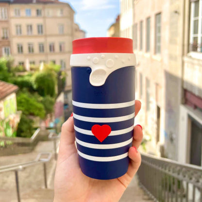 Mug isotherme anti-renversement